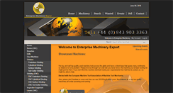 Desktop Screenshot of enterprisemachinery.co.uk